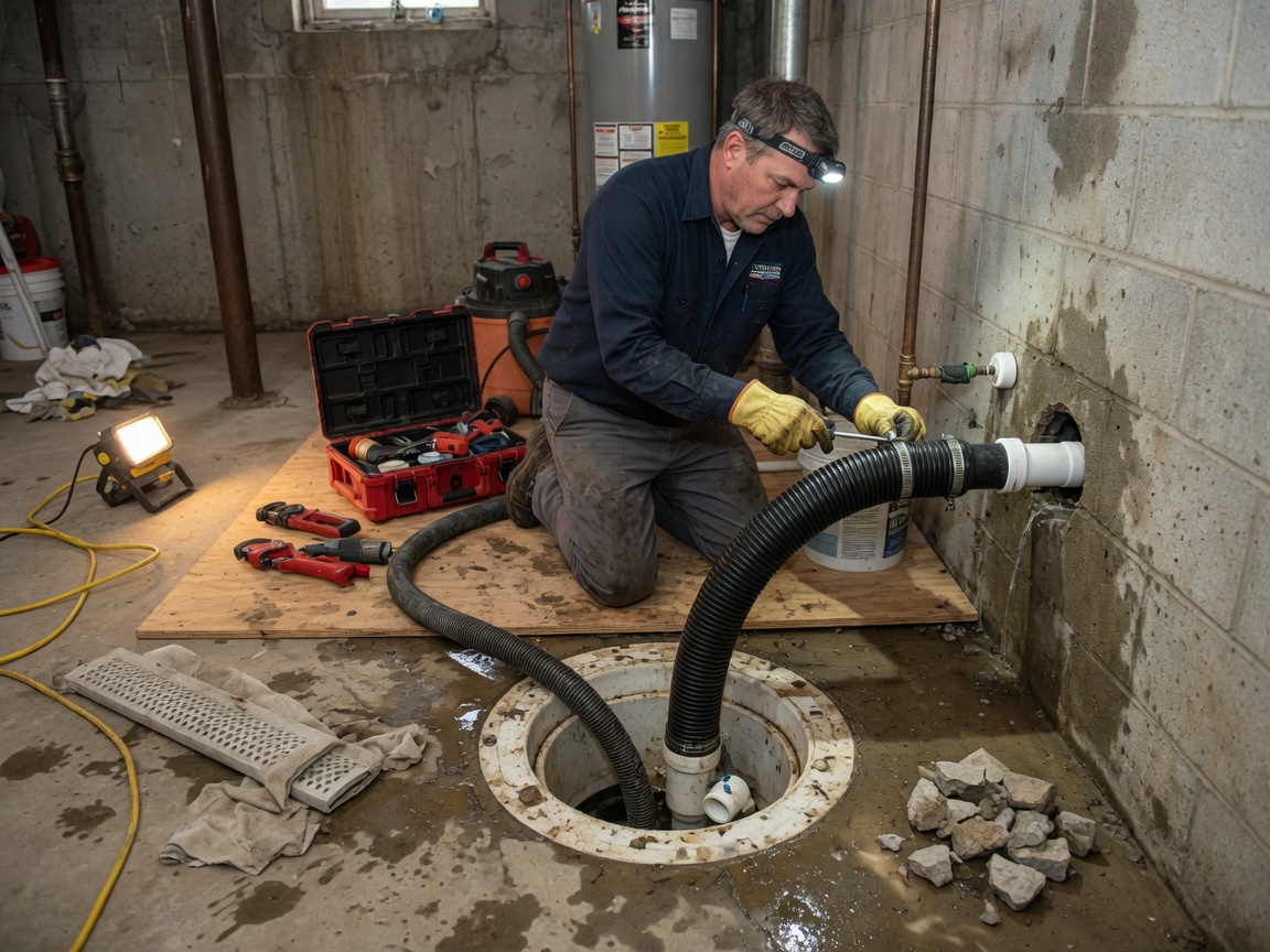 Sump Pump in West Akron